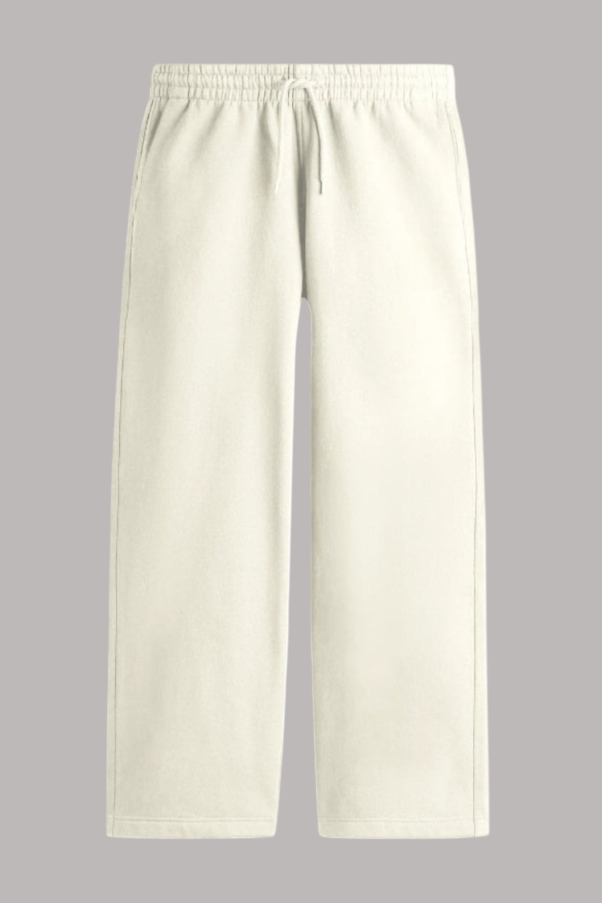Kleeves Classic Terry Fabric Off-White Sweatpants