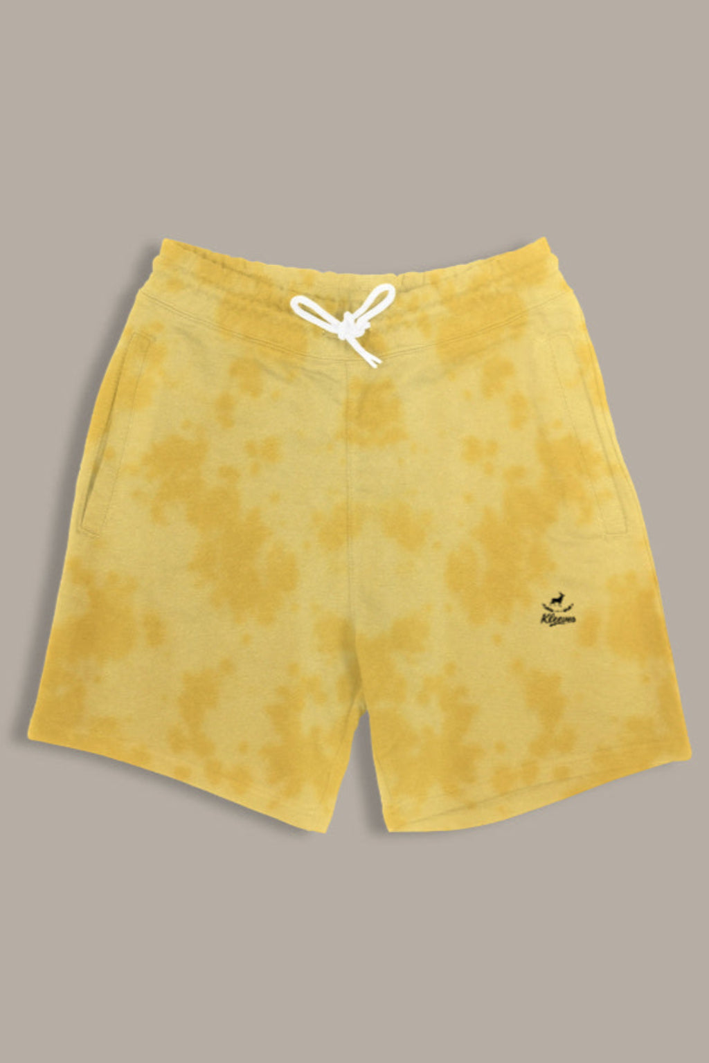 Regular tie dye yellow shorts- streetwear shorts India