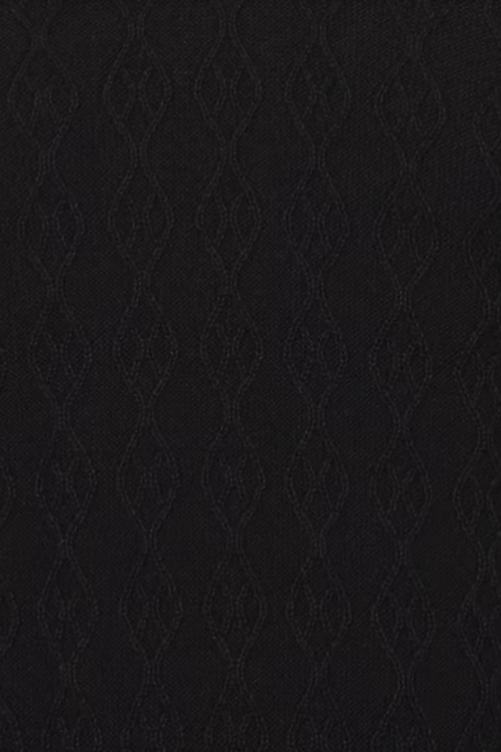 Midnight Black Texture Polo T-Shirt- 100% Cotton