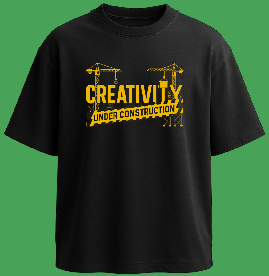 Oversized unisex black streetwear tshirt India