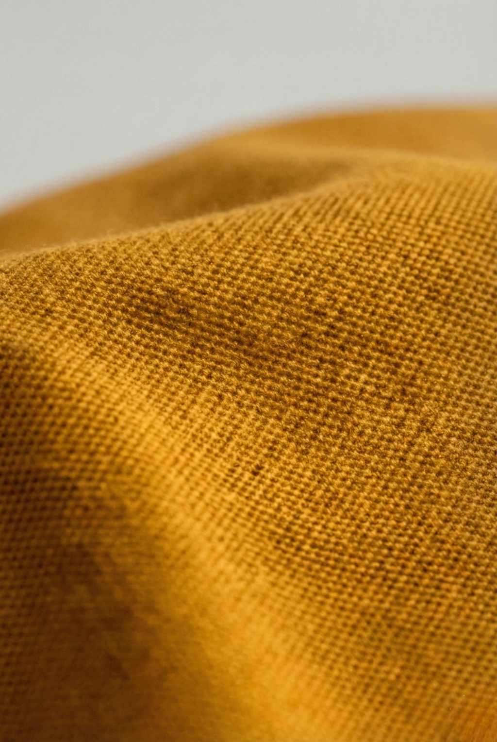 Men's Mustard Yellow 100% Cotton Polo T-shirt