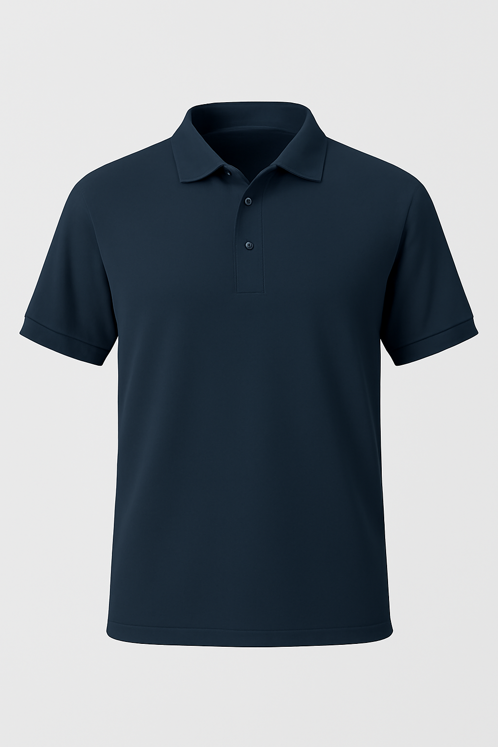 Men's Navy Blue 100% Cotton 220 GSM Polo Tshirt