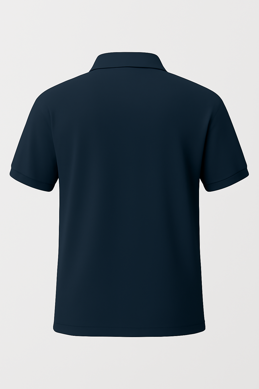 Men's Navy Blue 100% Cotton 220 GSM Polo Tshirt