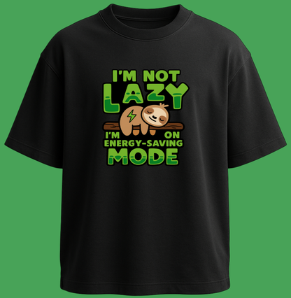 Oversized unisex black streetwear tshirt India