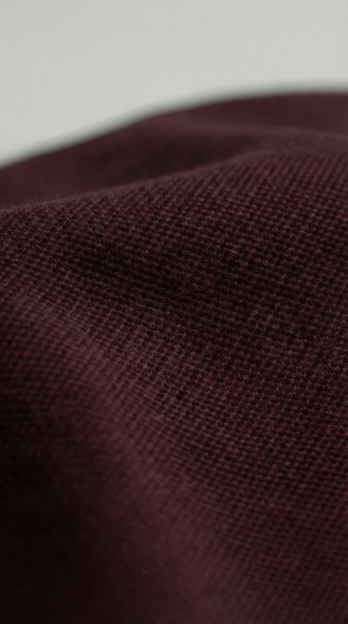 Men's Maroon 100% Cotton Polo T-shirt