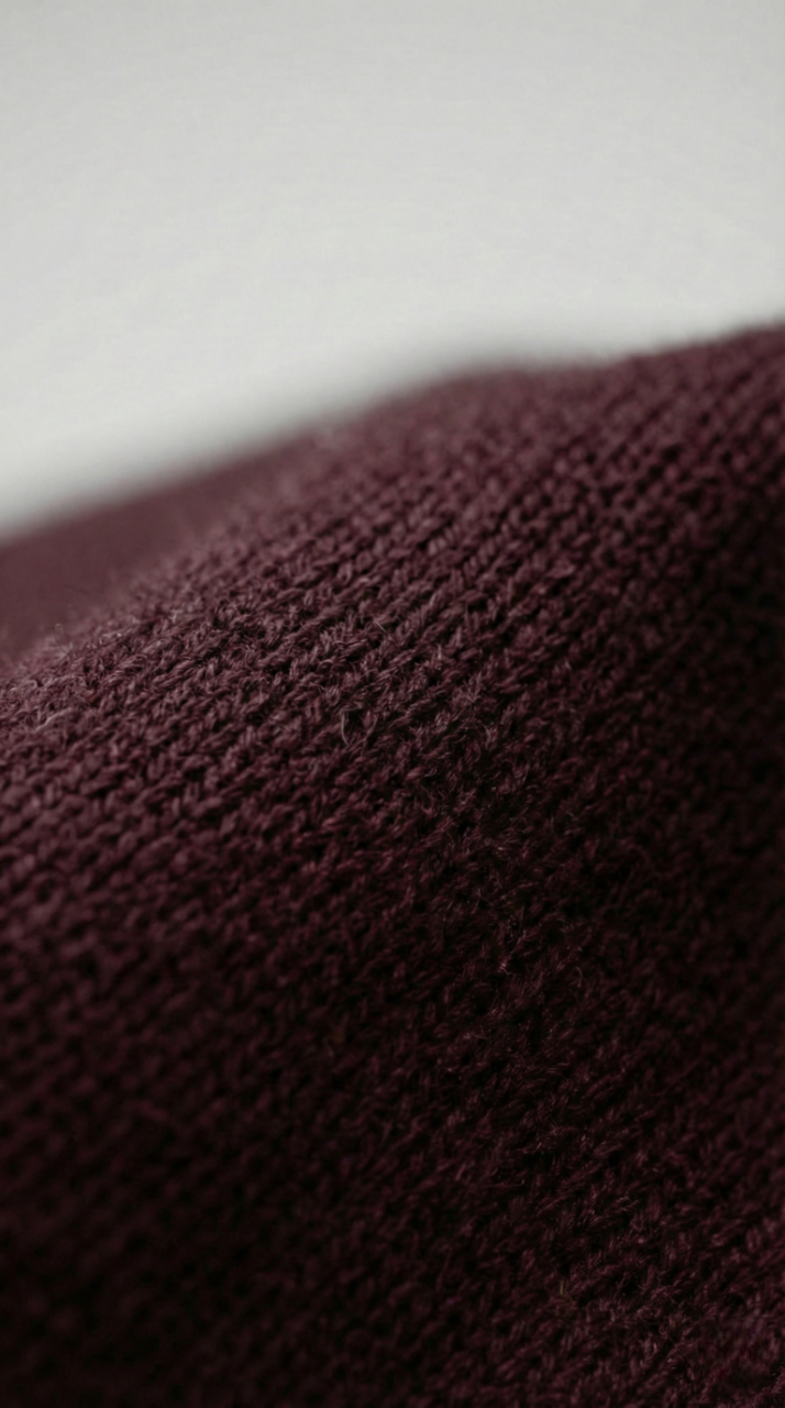 Kleeves Classic 100% Cotton Maroon Varsity Jacket