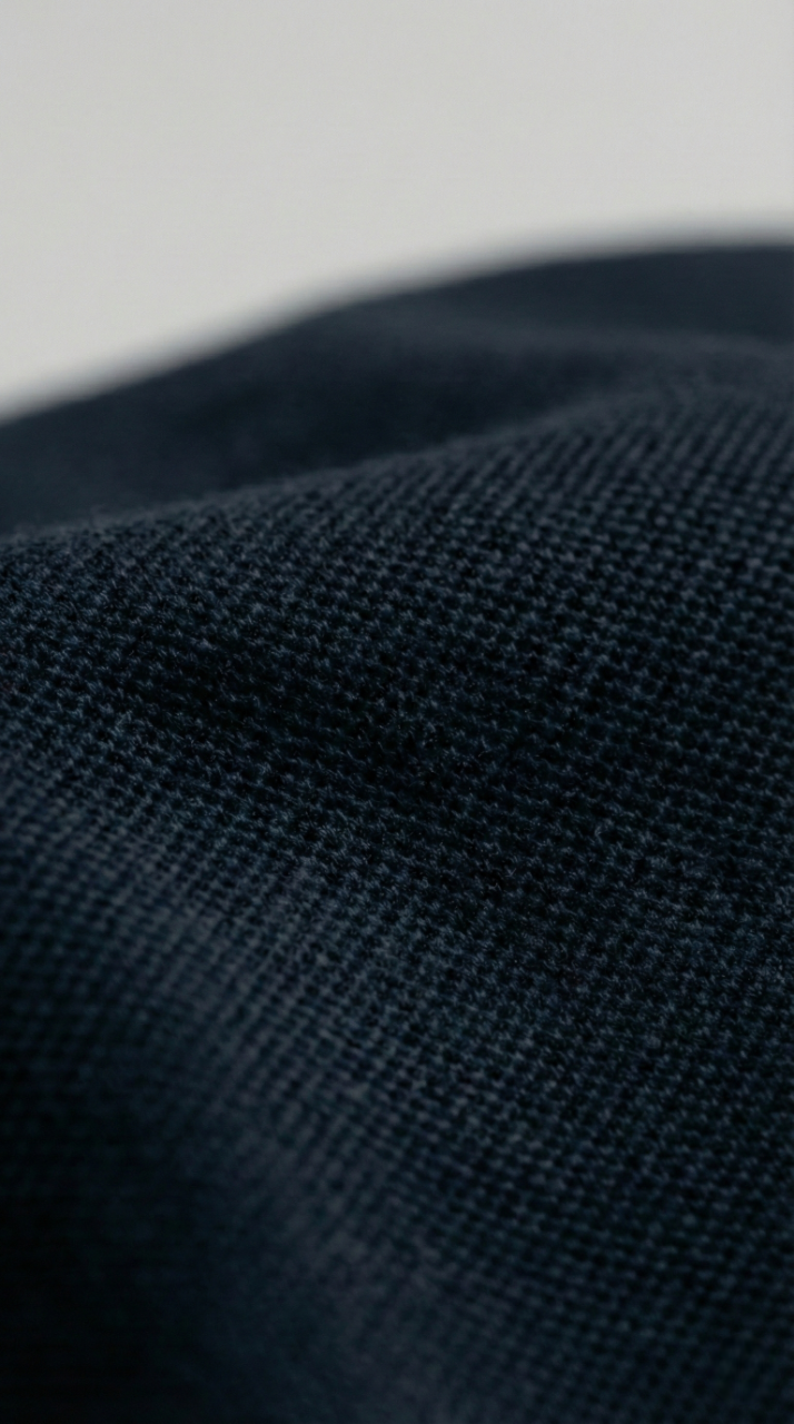 Men's Navy Blue 100% Cotton Polo T-shirt