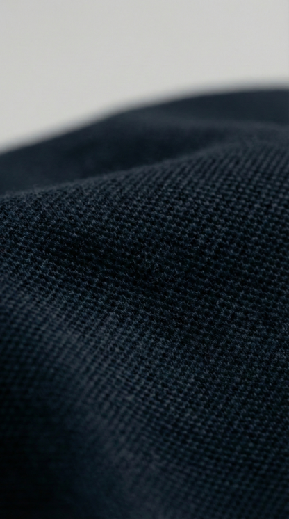 Men's Navy Blue 100% Cotton Polo T-shirt