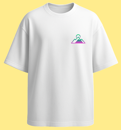 Oversized unisex white streetwear tshirt India