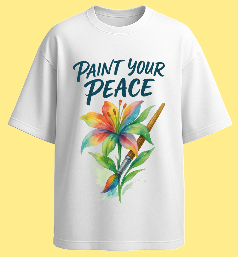 Oversized unisex white streetwear tshirt India