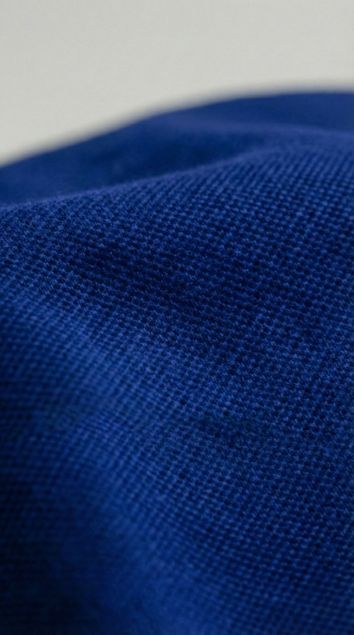Men's Royal Blue 100% Cotton Polo T-shirt