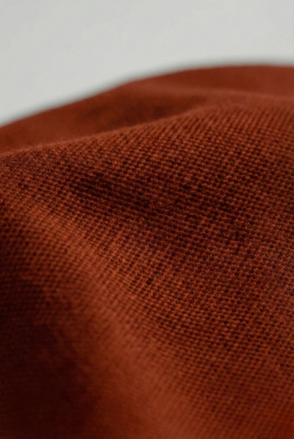 Men's Brick Red 100% Cotton Polo T-shirt