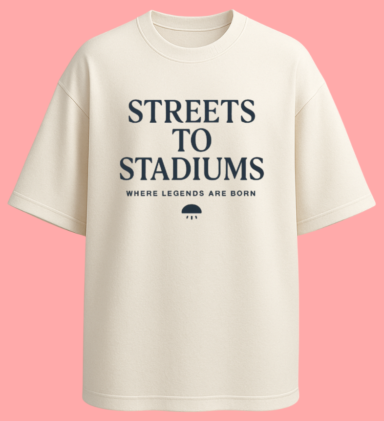 Oversized unisex off white streetwear tshirt India