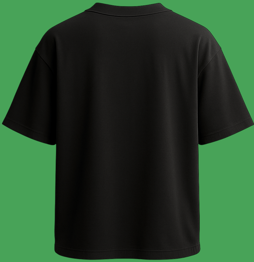 Oversized unisex black streetwear tshirt India