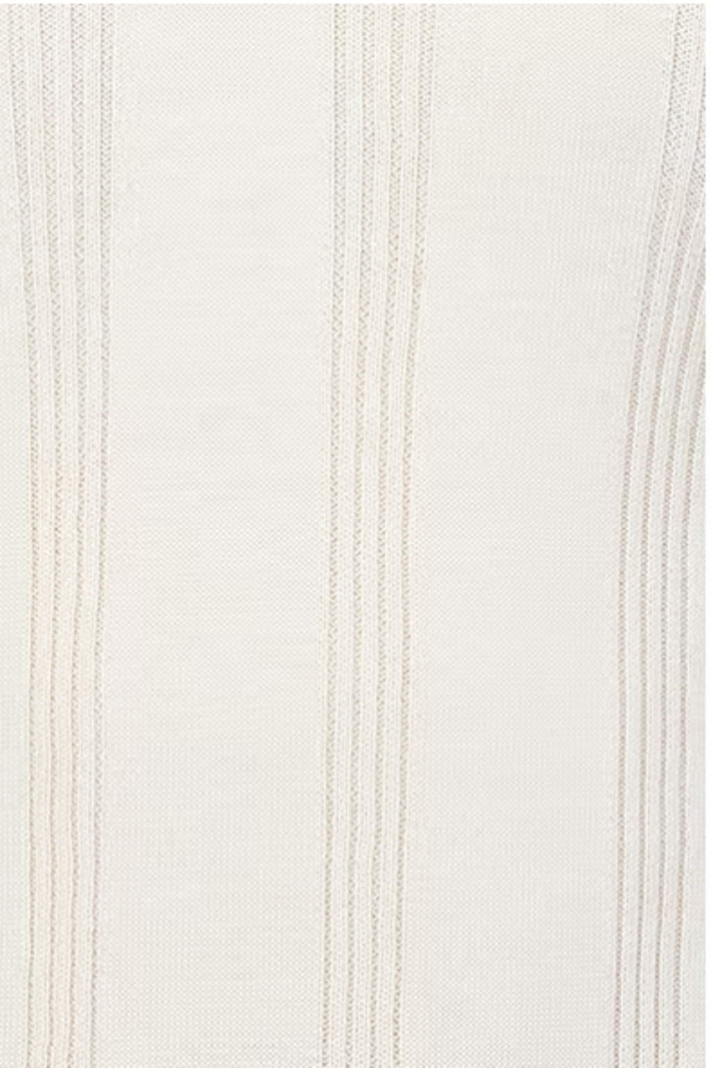 Ivory Line Zip Beige Polo T-Shirt- 100% Cotton