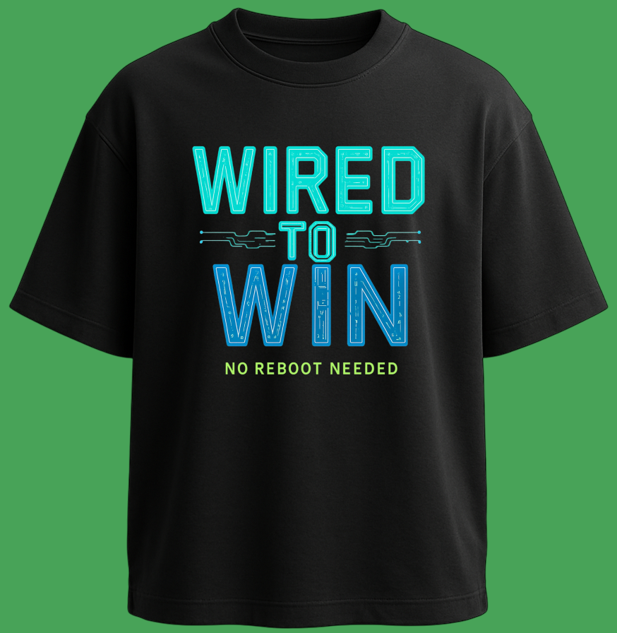 Oversized unisex black streetwear tshirt India